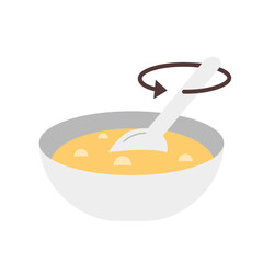 Stir Icon Illustration