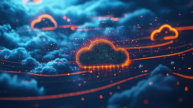 Cloud Computing Visualization - cloud security technology for businesses 