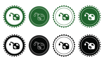 Ecology icon set. Ecology Stamps. Environment, sustainability, nature, recycle, renewable energy; electric bike, eco-friendly, forest, wind power, green symbol. Solid icons vector collection.
