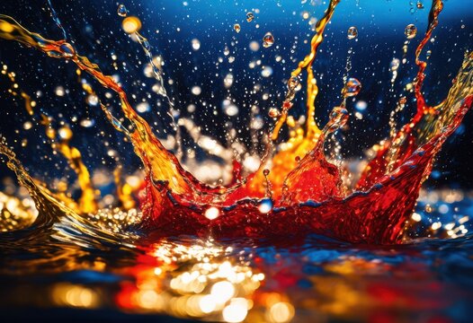 dynamic water burst vibrant background colorful hues patterns, abstract, art, colors, liquid, splash, energy, movement, fluid, texture, light, reflection