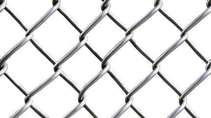 Fototapeta premium Chain Link Fence Close-up