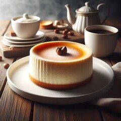 Obraz premium cheesecake with different toppings 
