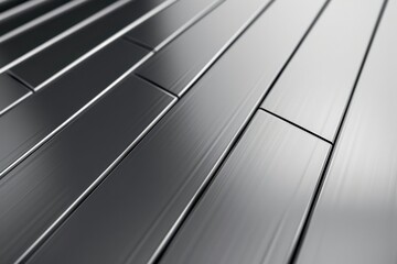 Fototapeta premium Hard Surface - Metal Grey Background with Light Line Texture and White Colors