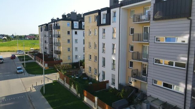 modern residential complex architecture improvement comfortable life Europe