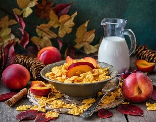 Herbstliche Cornflakes