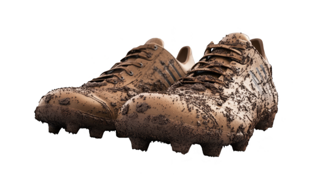 Muddy Soccer Cleats After Game