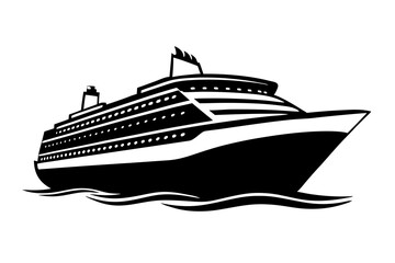 set sailing ship logo vintage vector illustration design, retro marine collection