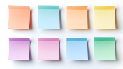 Colorful Sticky Notes Blank