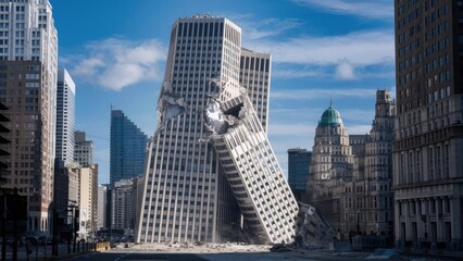 city skyscrapers