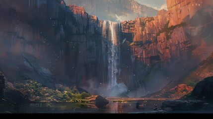 Many waterfalls are seasonal, with flow rates varying throughout the year.