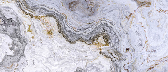 Gray-white marble pattern with gold inclusions