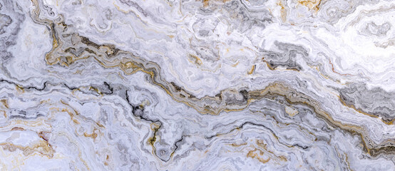 Gray-white marble pattern with gold inclusions