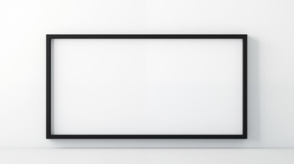 Contour, cadre décoratif pour mock-up, conception et création graphique. Espace vide de composition. Arrière-plan épuré, vide.