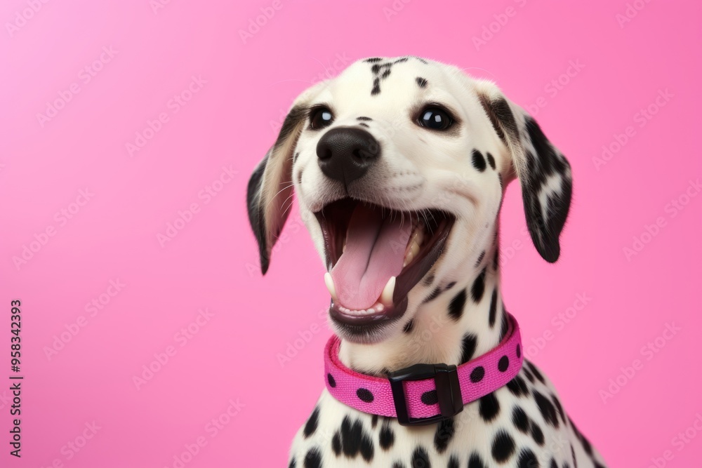 Canvas Prints pet dalmatian animal mammal.