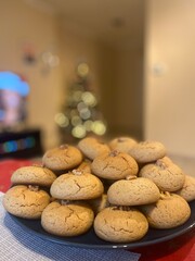 cookies on a tray