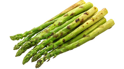 A bunch of grilled asparagus