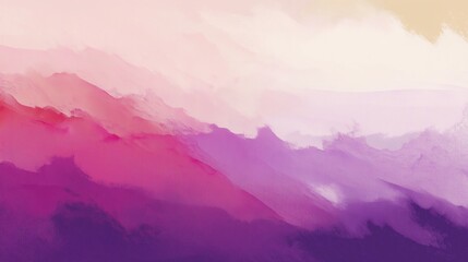 Fototapeta premium Abstract color palette background with soft gradients of pink, purple, and beige, evoking a serene and dreamy atmosphere.