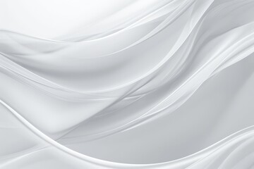 Abstract background of elegant white silk or satin luxury cloth texture. 3D Rendering