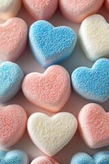 Fototapeta premium Pastel Marshmallow Candy Texture