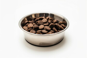 Healthy dog food in bowl