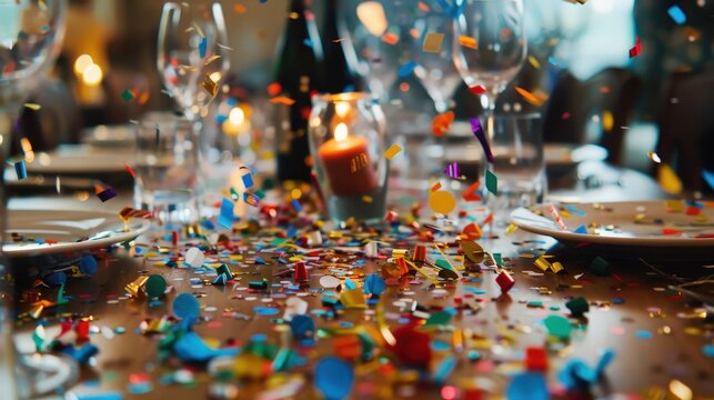 Picture a retirement party table with confetti, marking the joyous transition into a new phase of life