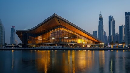 visit to the Dubai Opera, a world-class performing arts venue in the shape of a dhow.