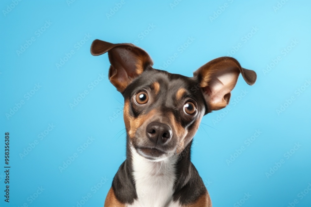 Canvas Prints curious dog chihuahua mammal animal.