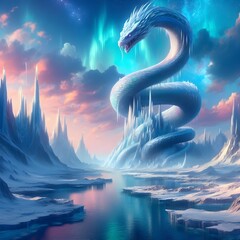 Ice sneak winter white landcape fantasy beautiful