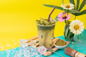 Matcha, a street drink in Thailand