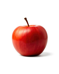 red-apple logo isolated on white