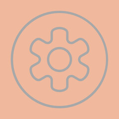 Cogwheel icon design