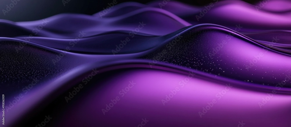 Poster purple product background with a dark theme