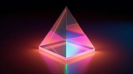 Colorful prism spectrum design with abstract light reflections. vibrant backdrop pattern, perfect for modern art backgrounds, new beautiful stock image illustration AI