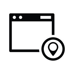 browser location icon
