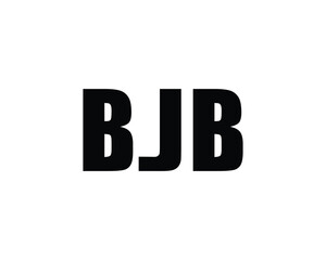 BJB logo design vector template. BJB
