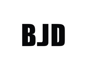 BJD logo design vector template. BJD