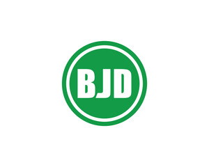 BJD logo design vector template. BJD