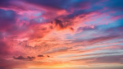 Naklejka premium Colorful sky. colorful sky.