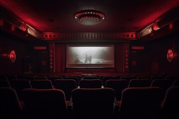 Cinema chinese Style cinema chair red.