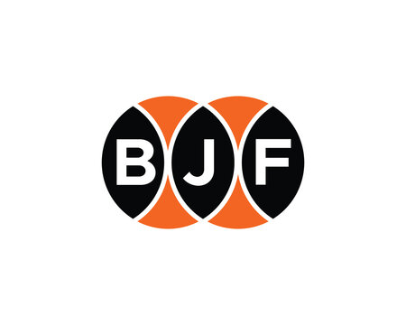 BJF logo design vector template. BJF