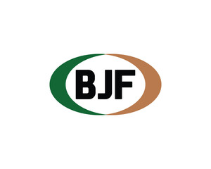 BJF logo design vector template. BJF