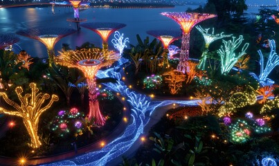 Supertrees at Gardens by the Bay.