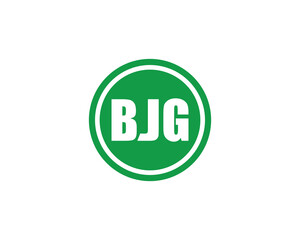 BJG logo design vector template. BJG