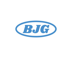 BJG logo design vector template. BJG