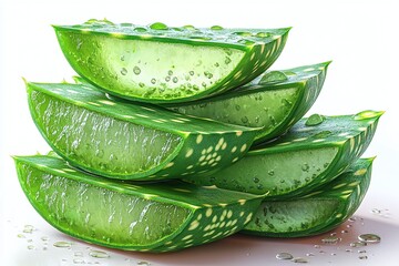 Aloe Vera Gel Realistic Image