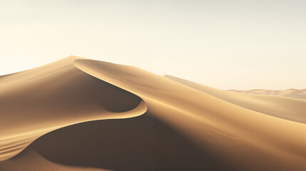 Majestic Dune Peak At Sunrise