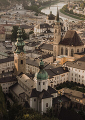 view of the town Salzburg 