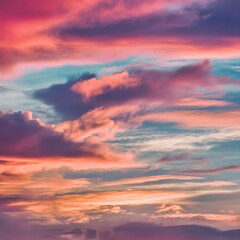 Obraz premium Colorful sky. colorful sky.