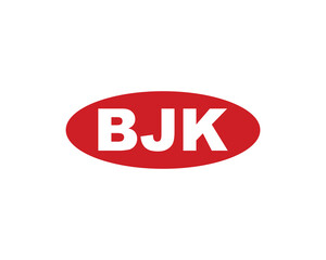BJK logo design vector template. BJK