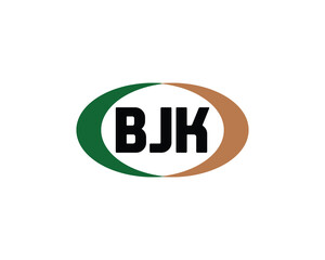 BJK logo design vector template. BJK